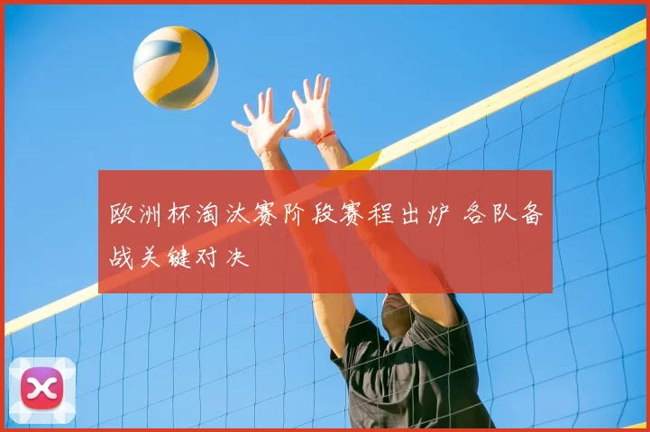 欧洲杯淘汰赛阶段赛程出炉 各队备战关键对决